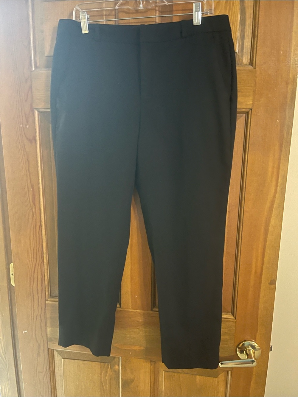 Banana Republic Men's Black Dress Pants - Straight Leg